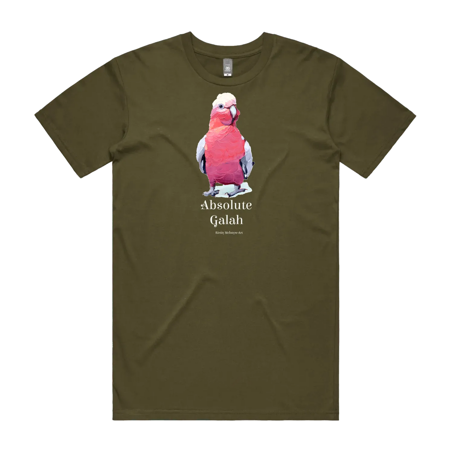 "Absolute galah" unisex/mens staple tee
