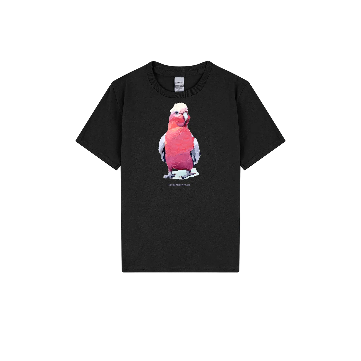 Black front flat lay