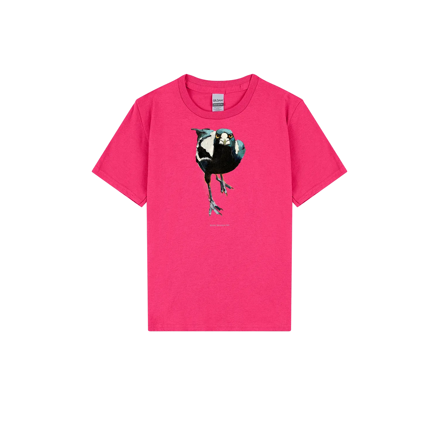 Heliconia front flat lay