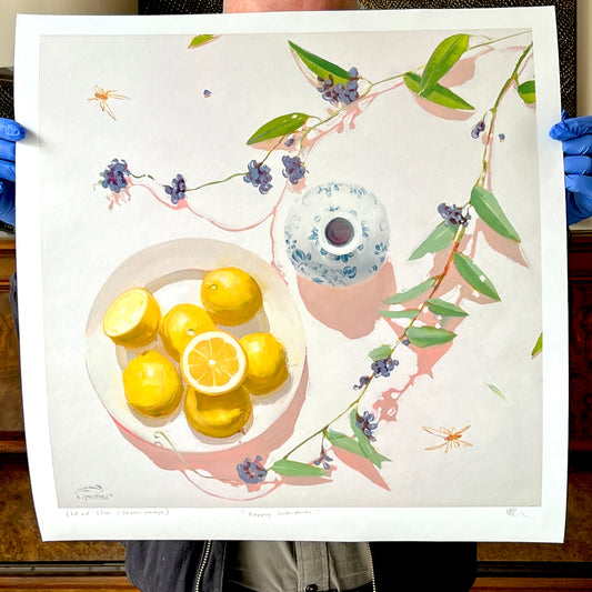 "Happy Wanderers"; Limited edition print; 50cm image on 55x57cm paper, unframed