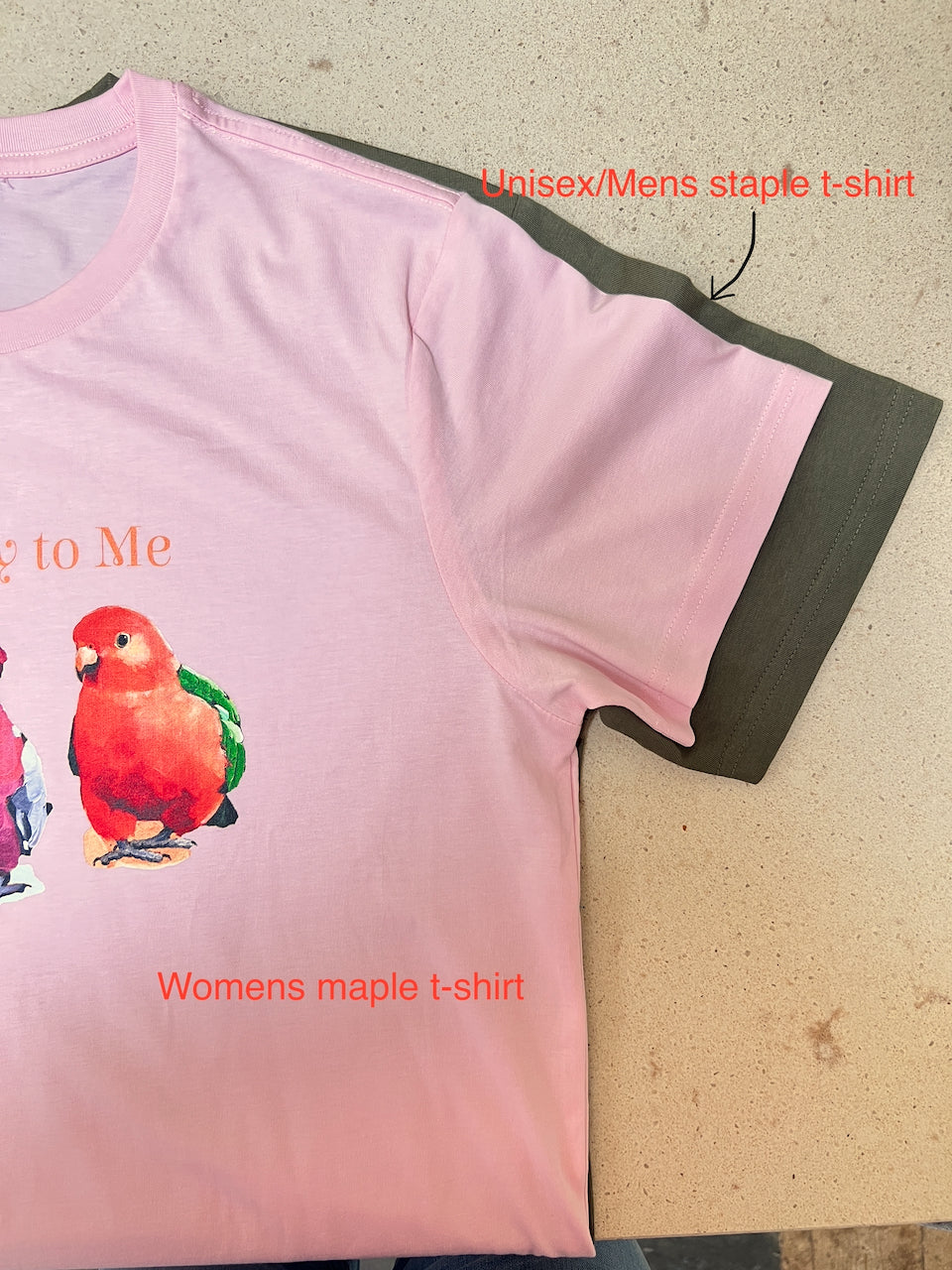 "Absolute galah" unisex/mens staple tee