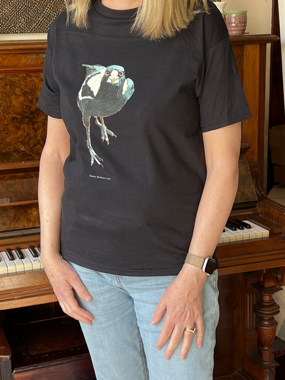 Kids/teens fierce magpie tee