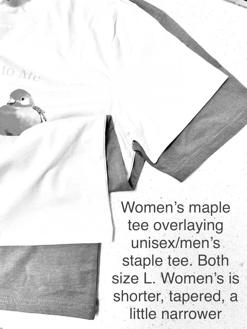 Womens fierce magpie maple t-shirt (image/signature only)
