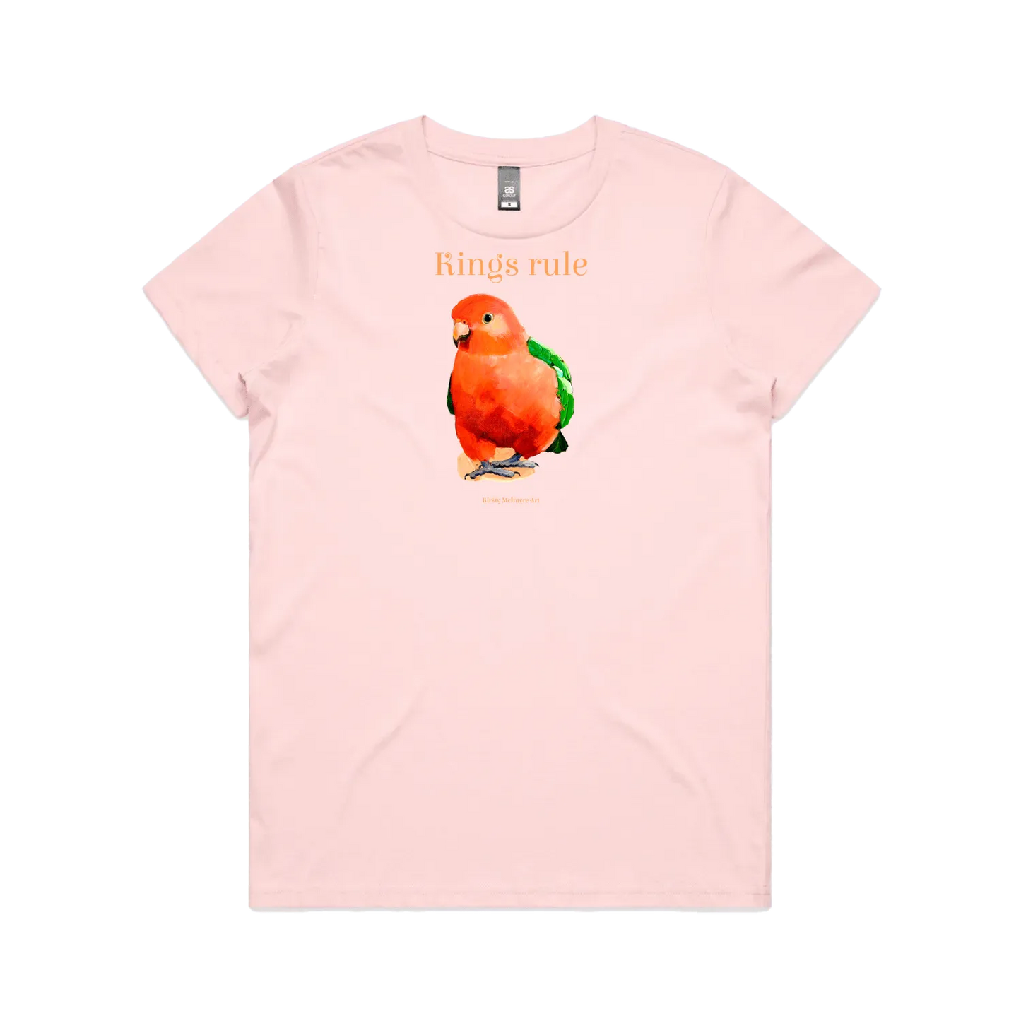 Pink front flat lay
