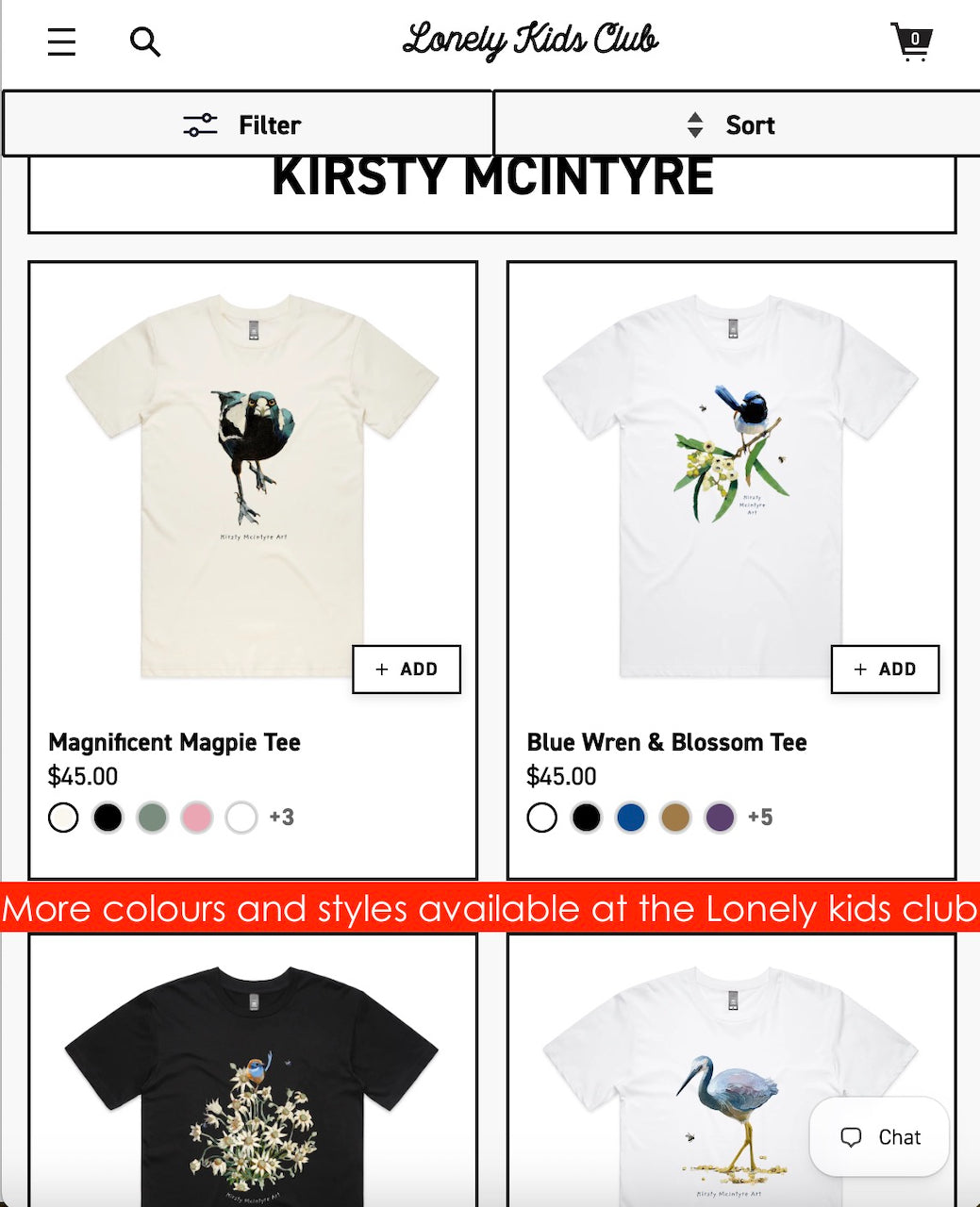 Womens fierce magpie maple t-shirt (image/signature only)