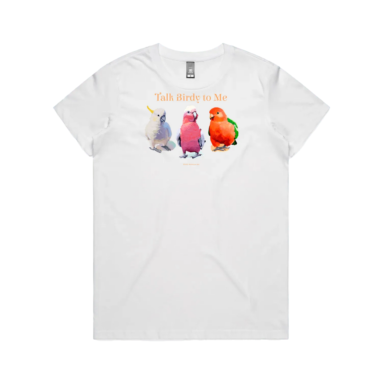 White front flat lay