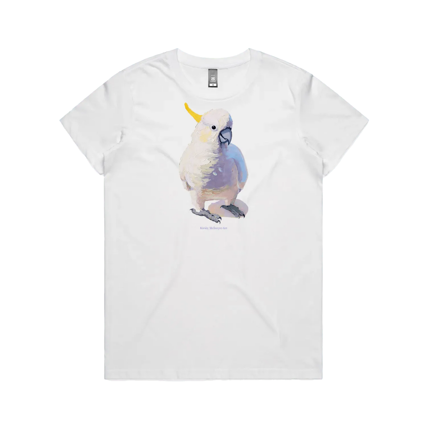 White front flat lay