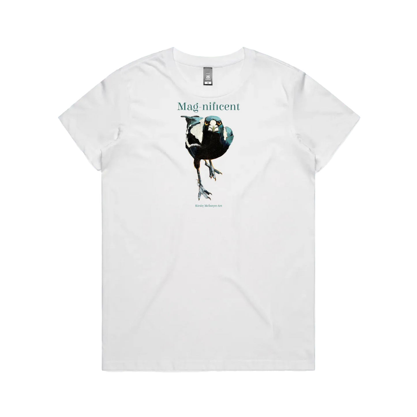 White front flat lay