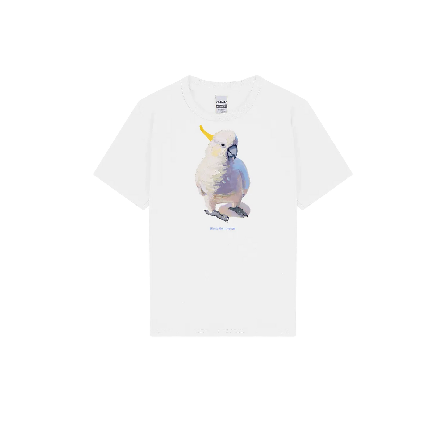 White front flat lay