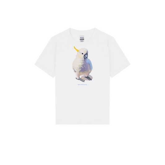 White front flat lay