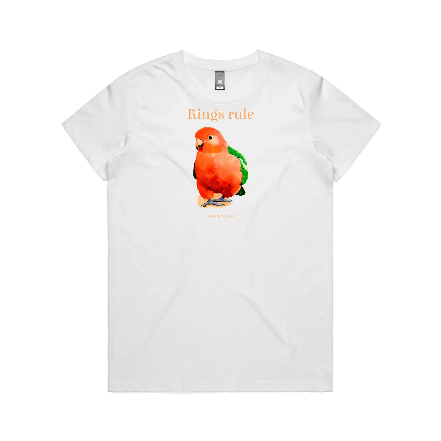 White front flat lay