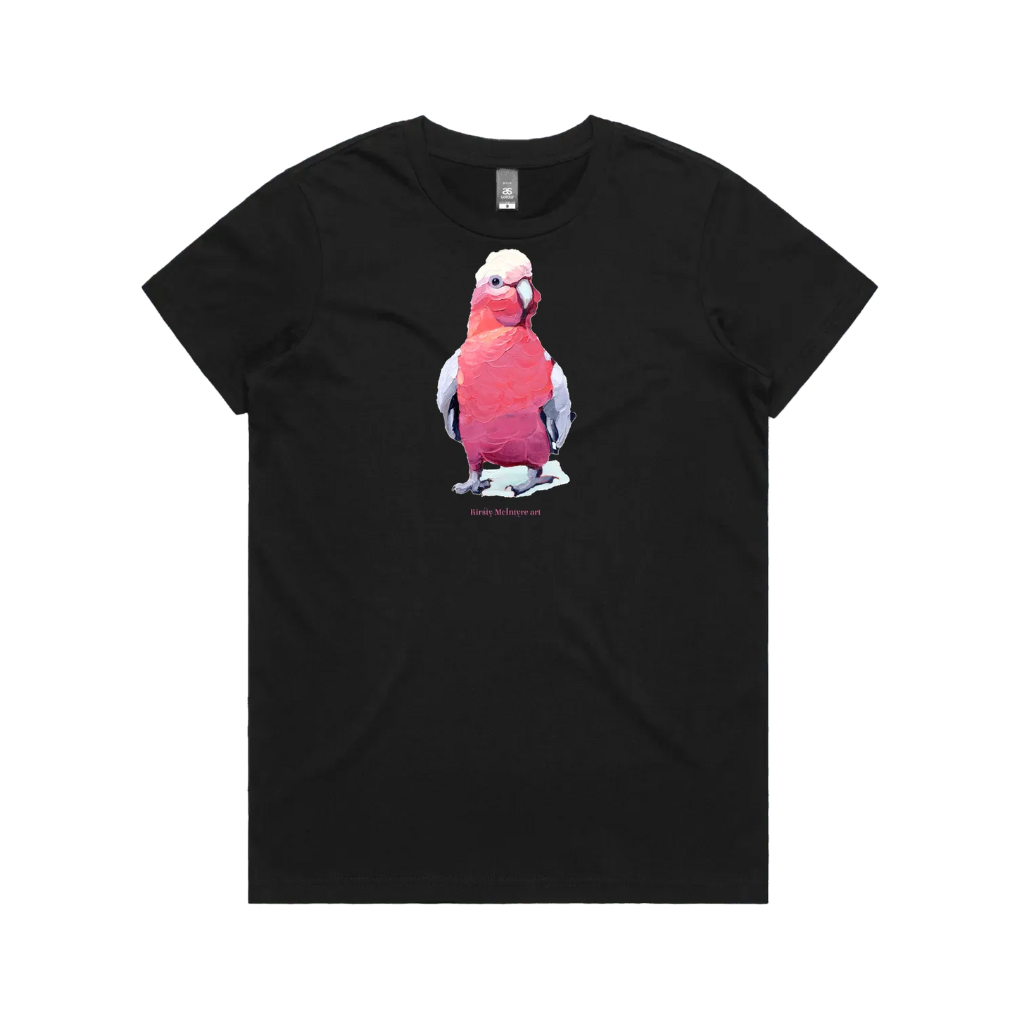 Black front flat lay