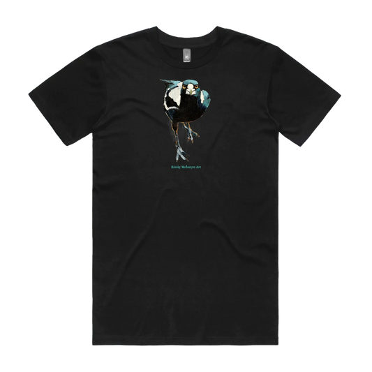 Black front flat lay