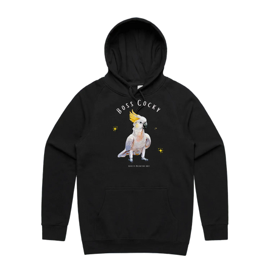 Black front flat lay