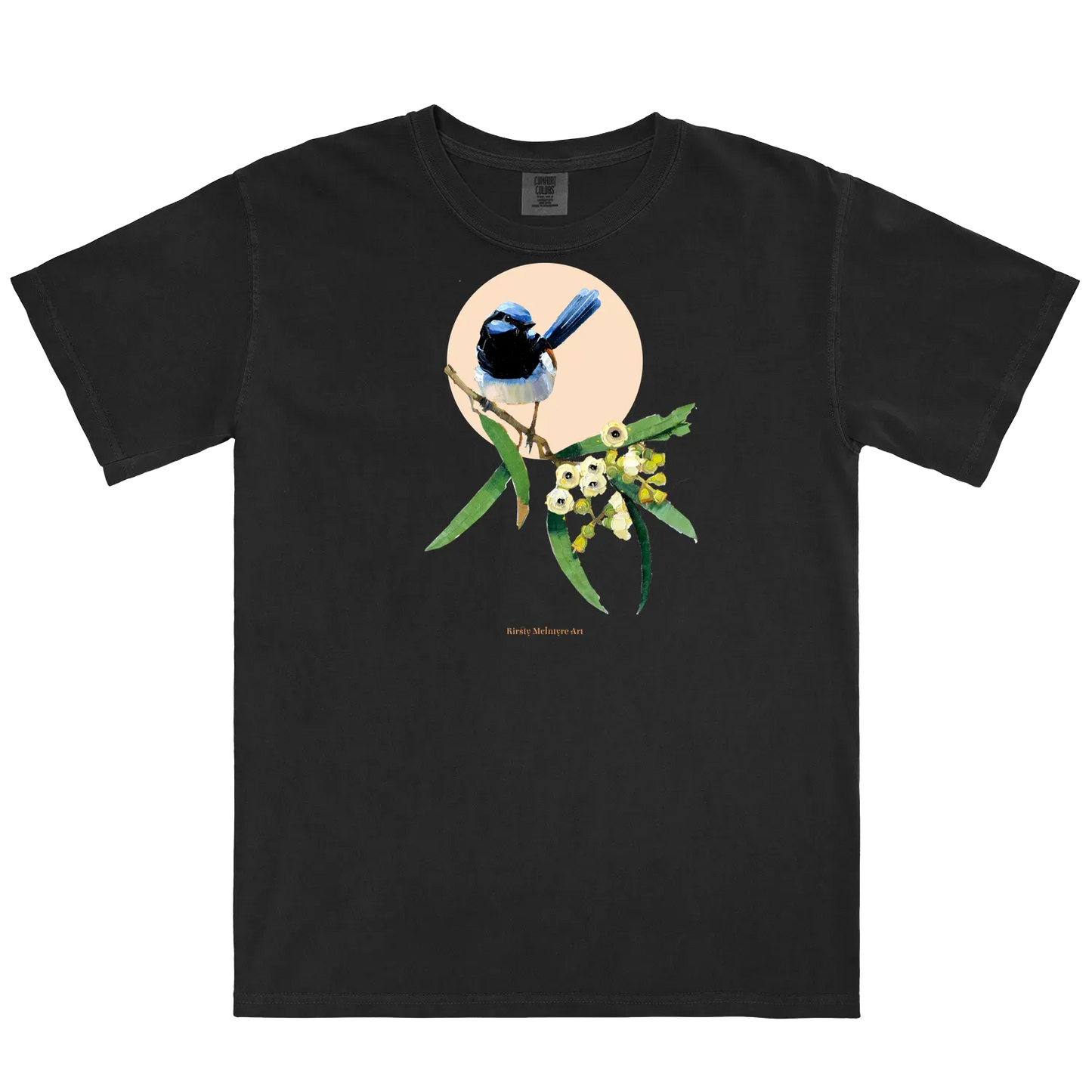 Black front flat lay