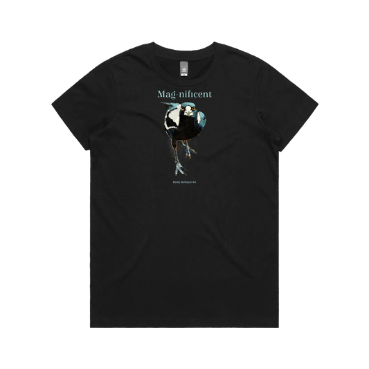Black front flat lay