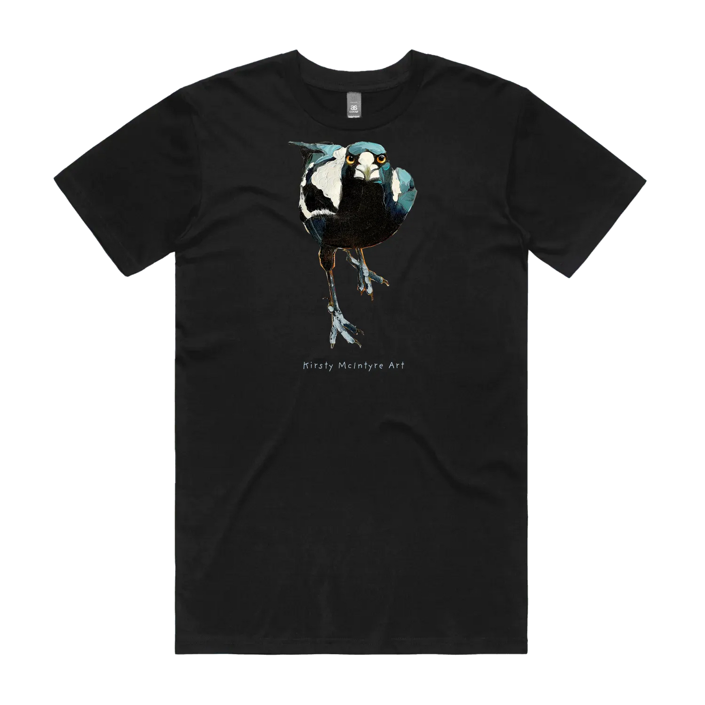 Black front flat lay