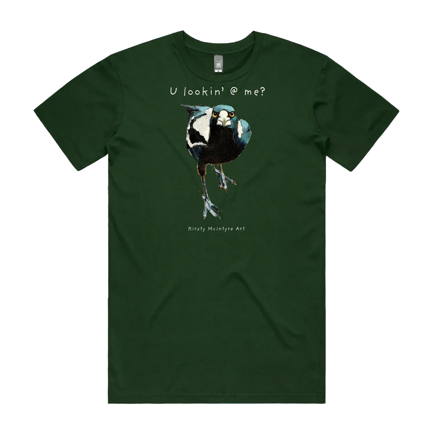 Forest Green front flat lay