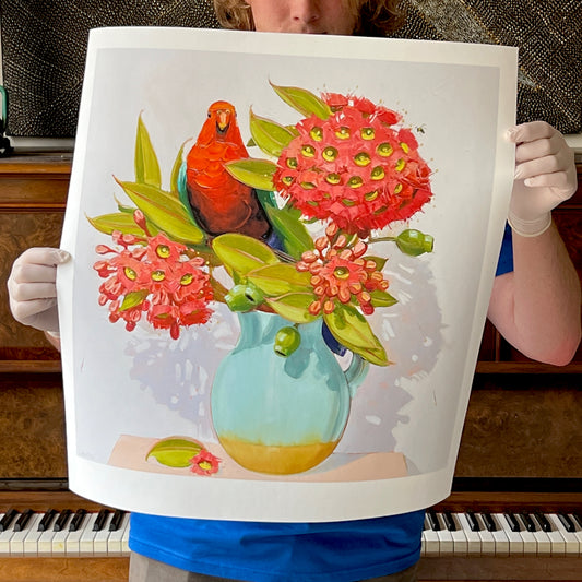 Royal visit; Limited edition print available in two sizes, sold unframed.