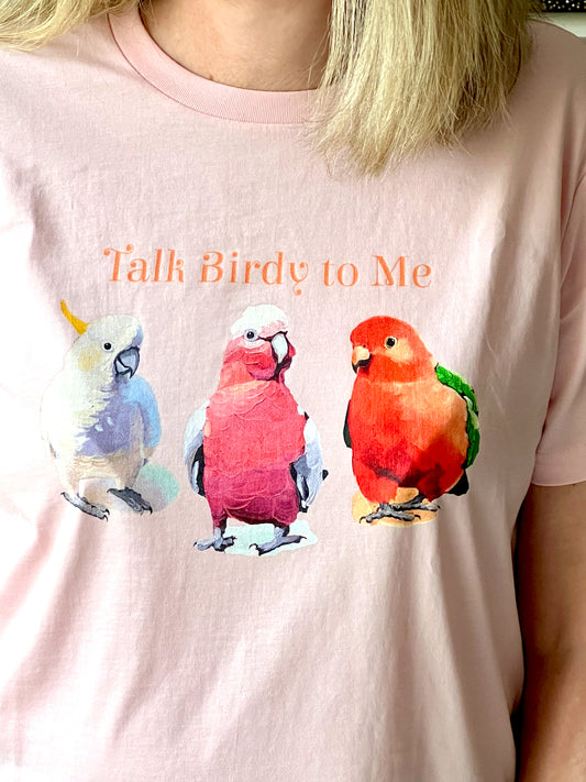 "Talk Birdy to me" Womens tee