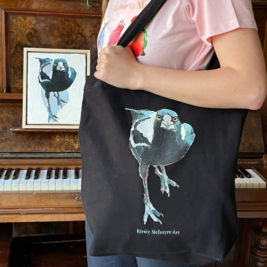 Magpie "Spotcheck" heavy cotton tote bag
