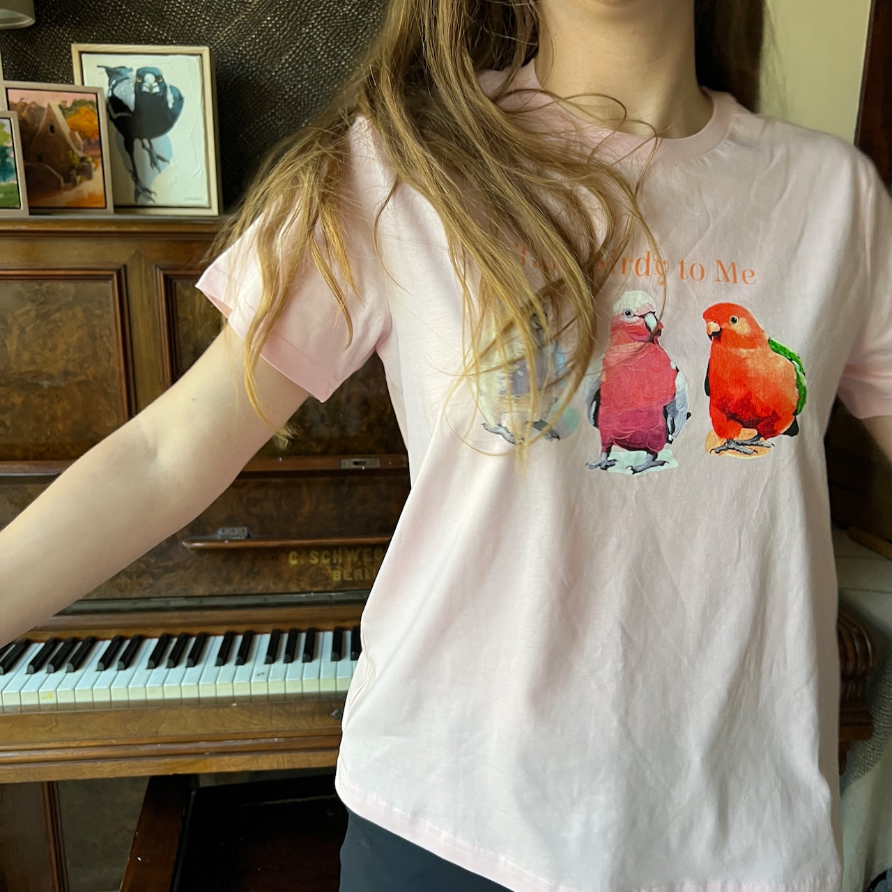"Talk Birdy to me" Womens tee