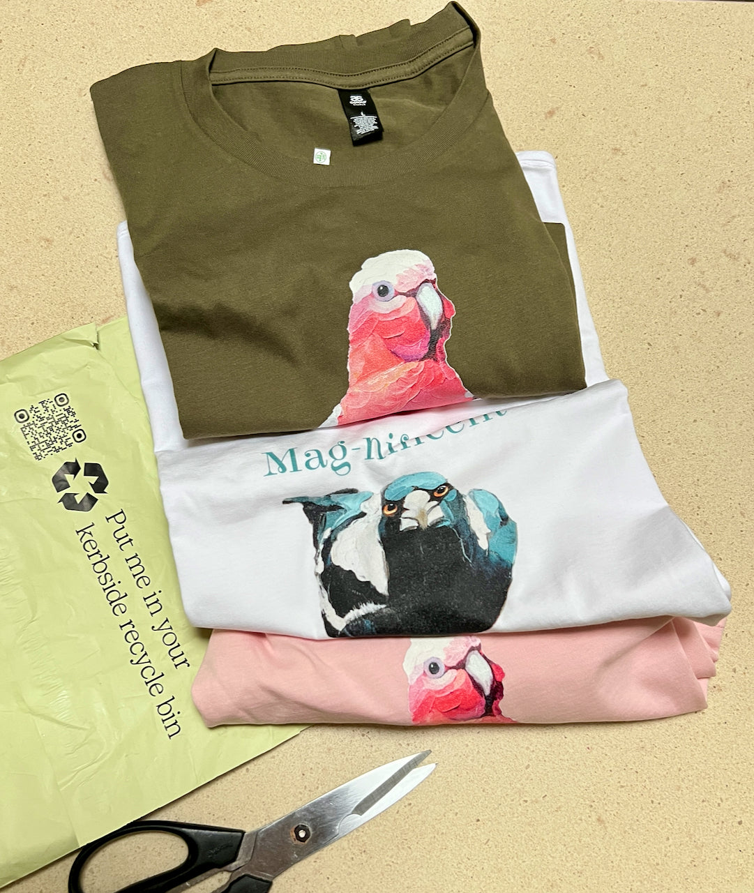 "Absolute galah" unisex/mens staple tee