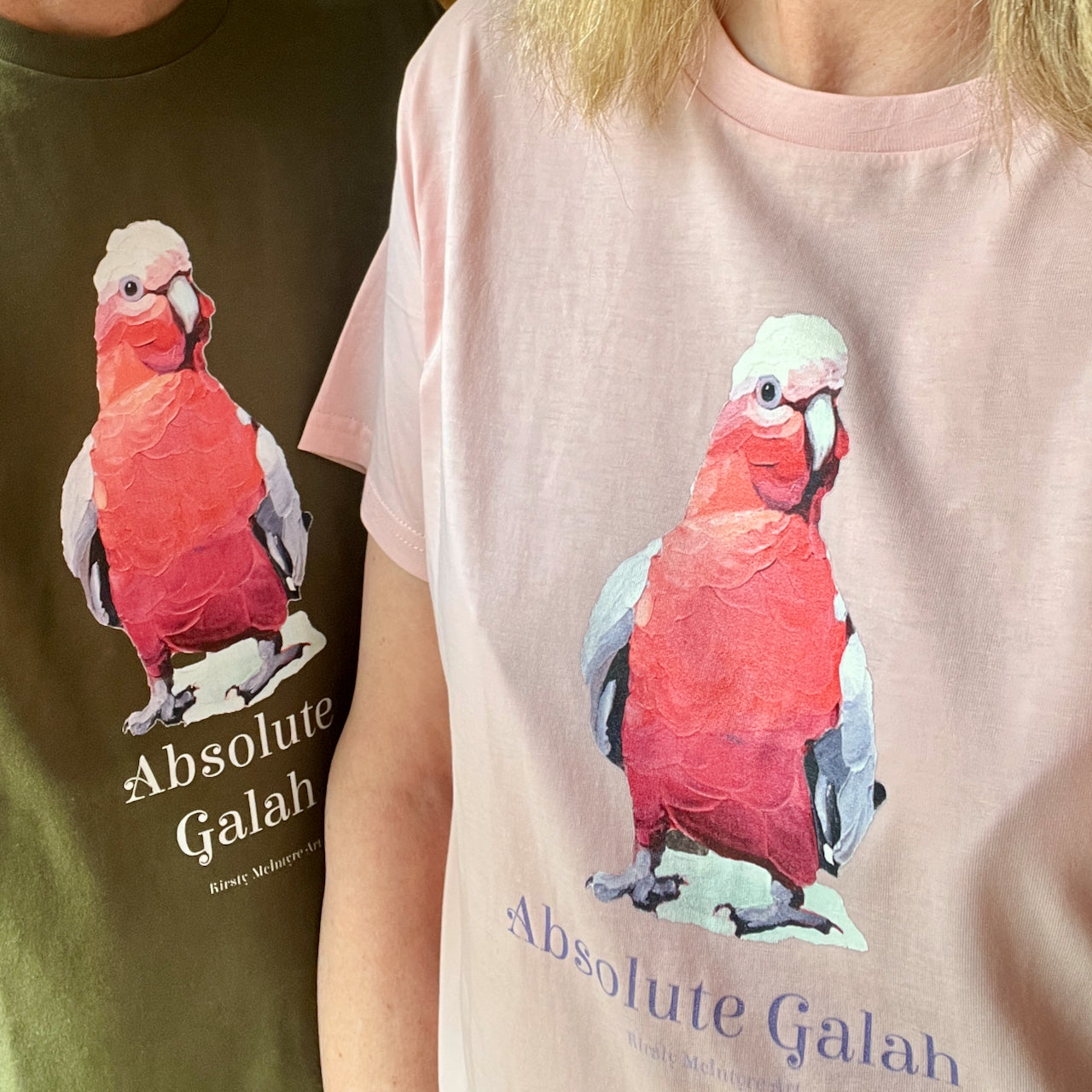 "Absolute Galah" womens maple t-shirt