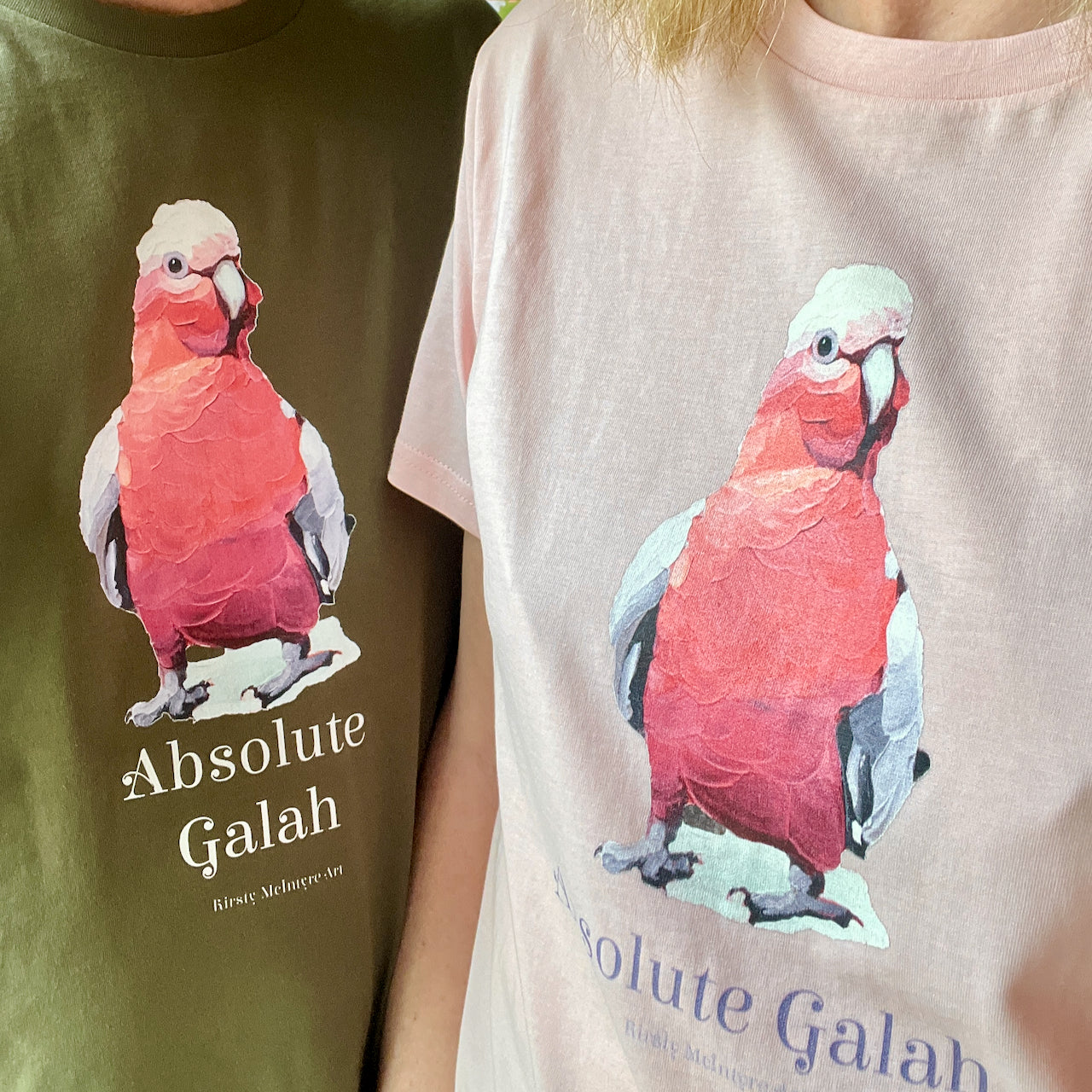 "Absolute galah" unisex/mens staple tee