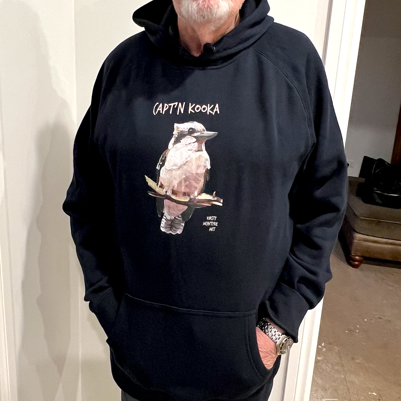 New! "Boss cocky" cockatoo unisex hoodie