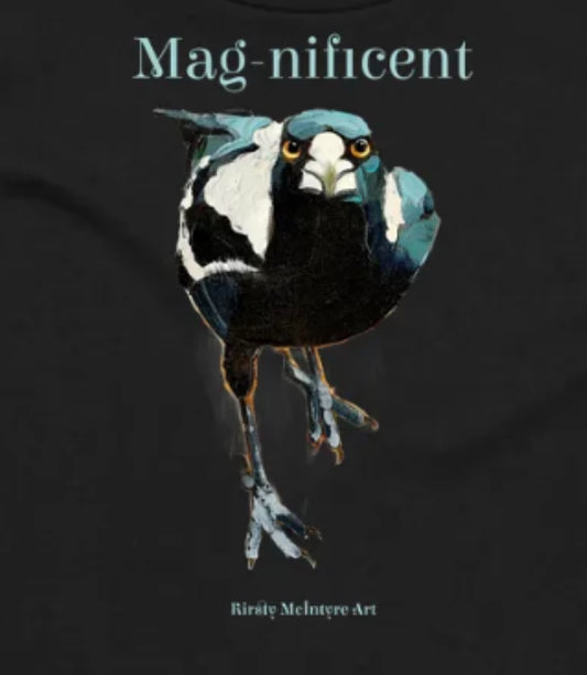 "Mag-nificent" womens maple t-shirt