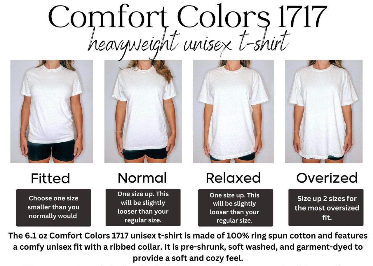 Blue wren and blossom comfort colors unisex tee (image/signature only)