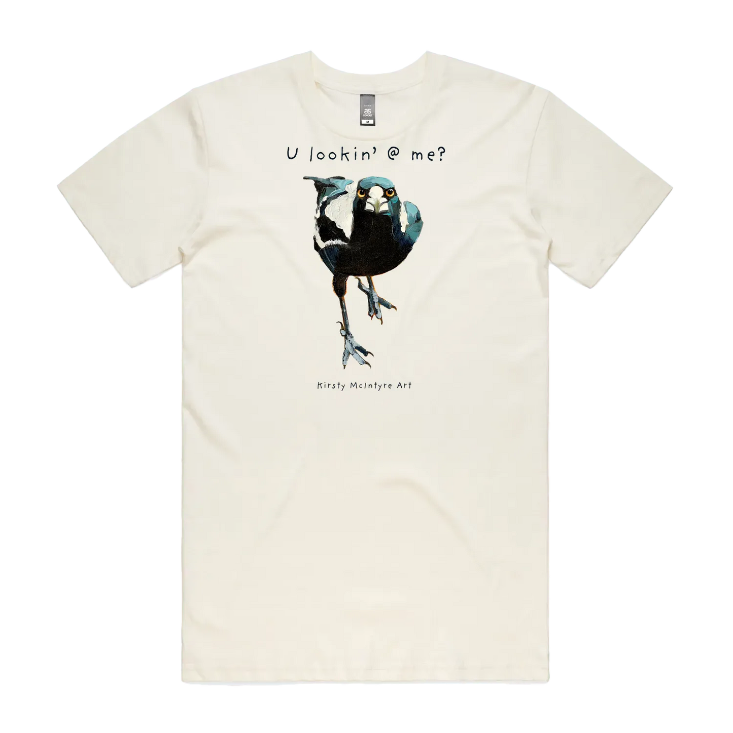 Natural front flat lay