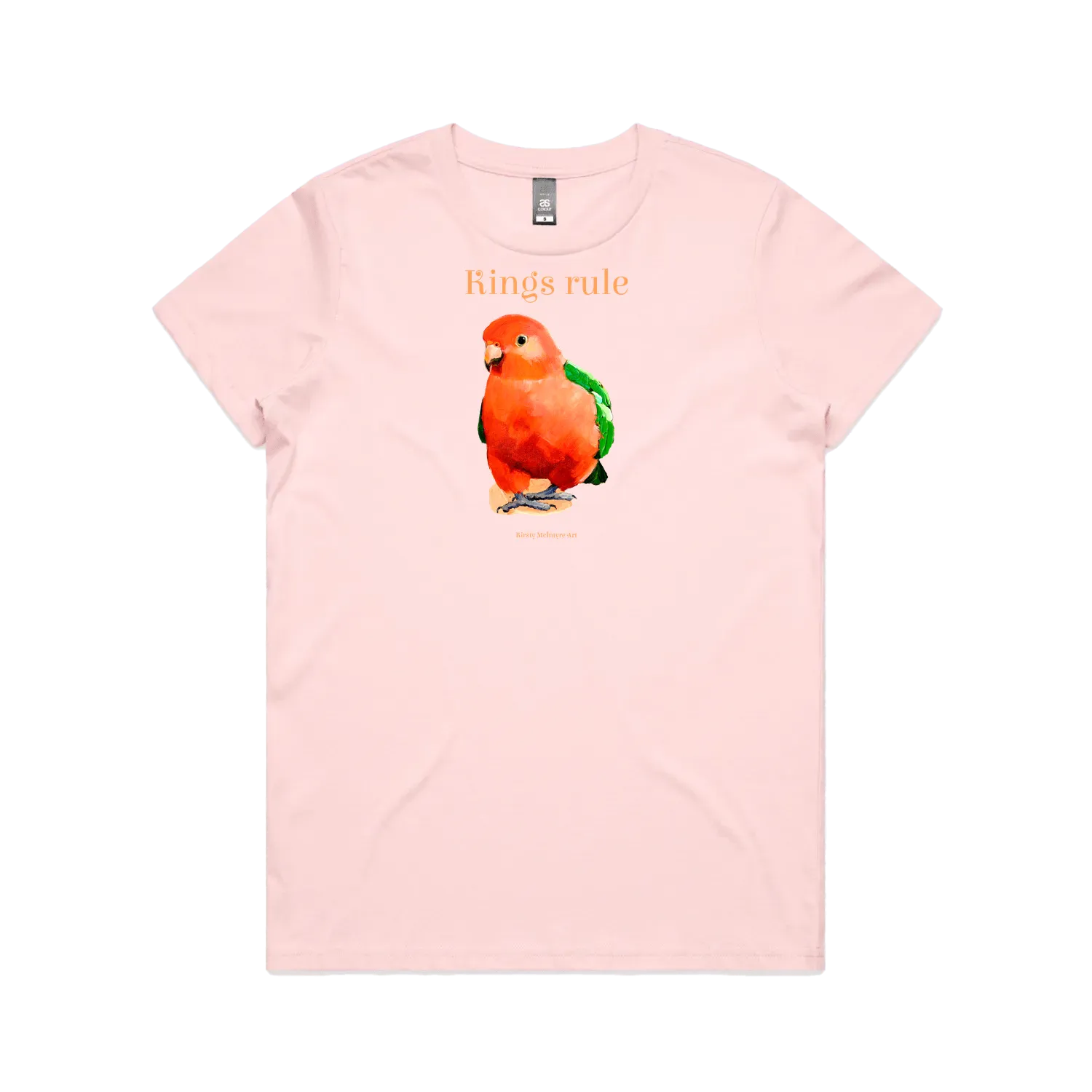 Pink front flat lay