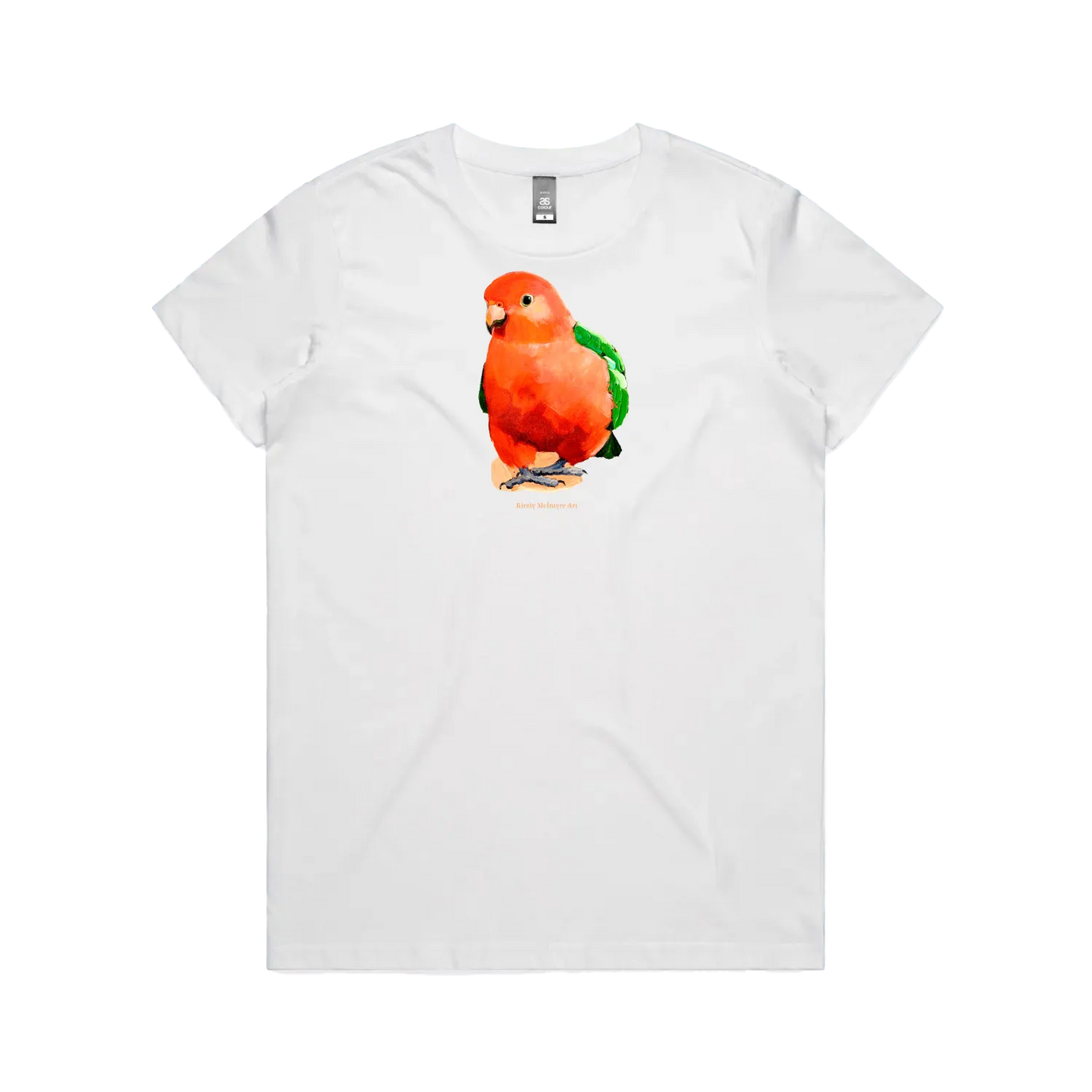 White front flat lay