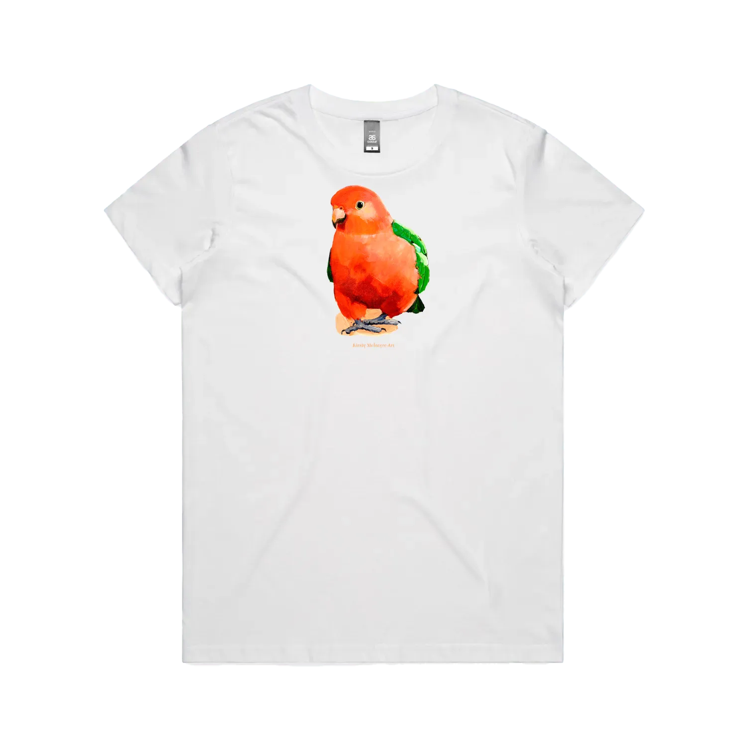 White front flat lay