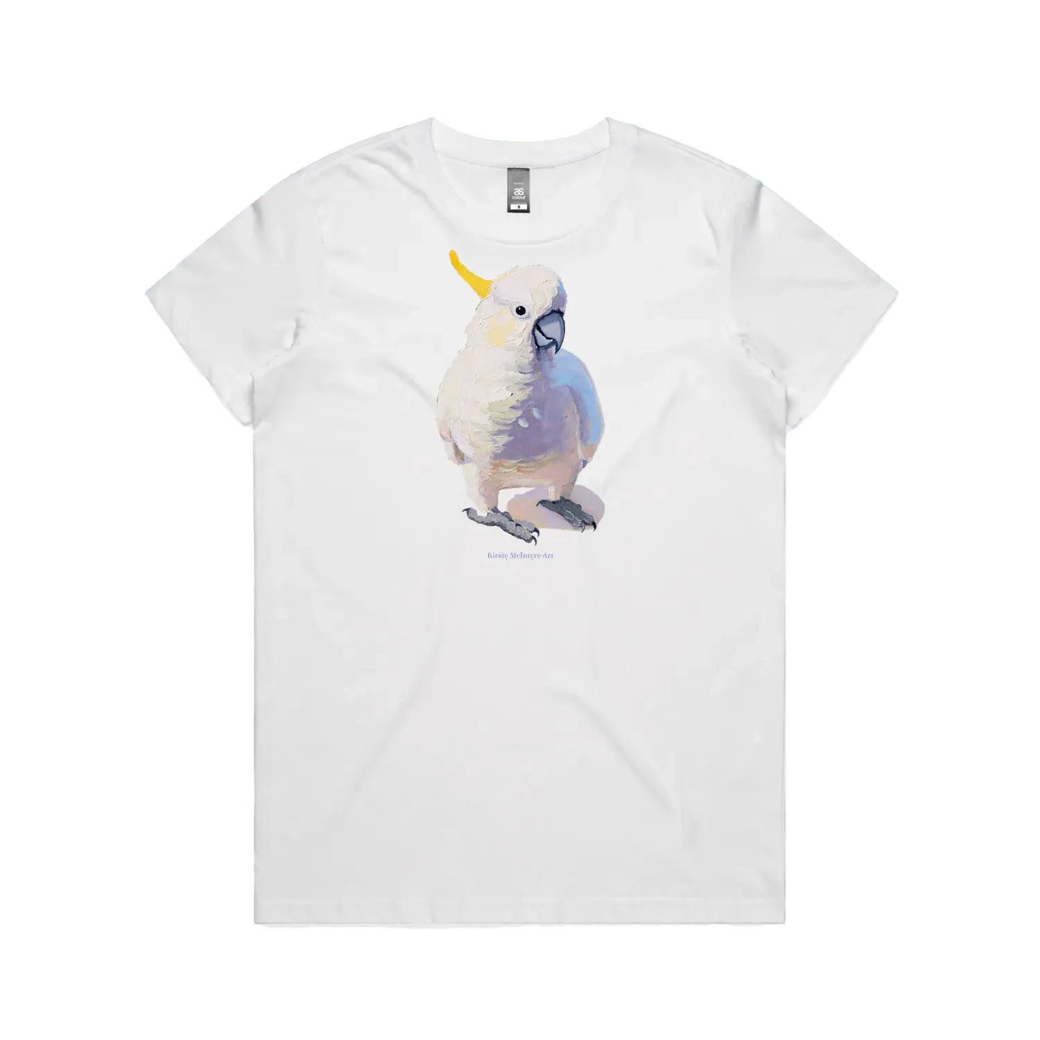 White front flat lay