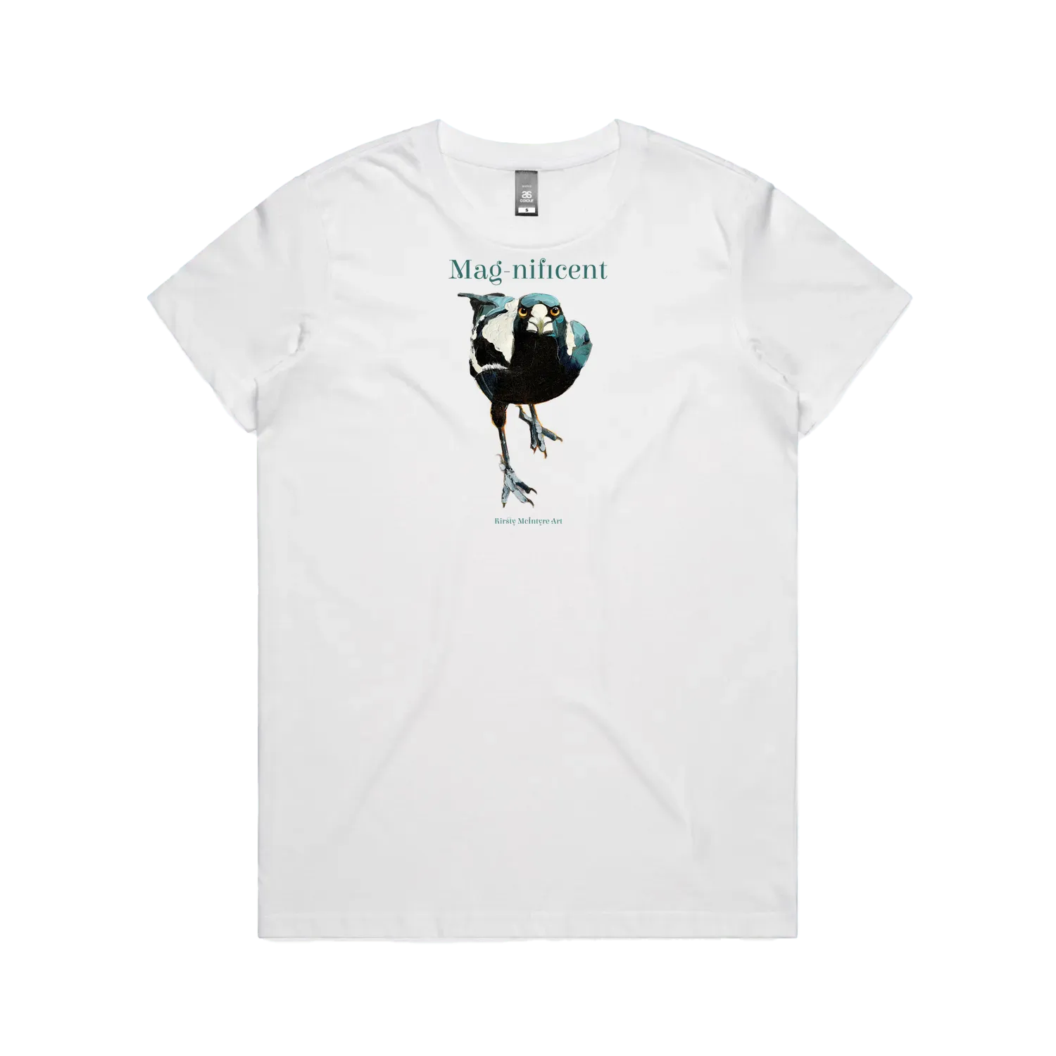 White front flat lay
