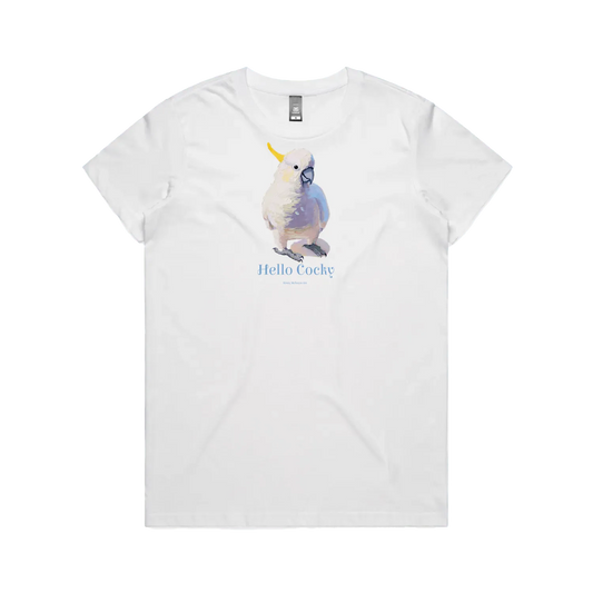 White front flat lay