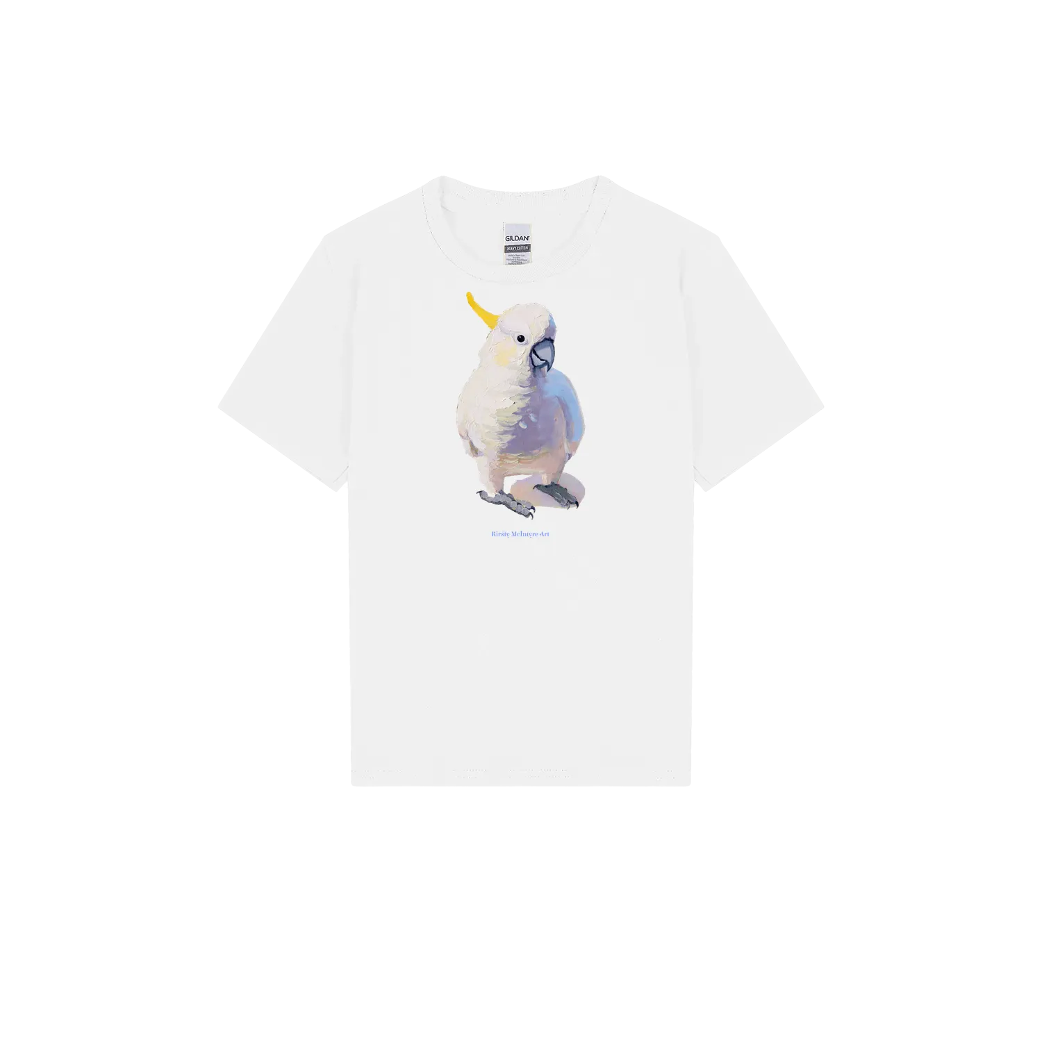 White front flat lay