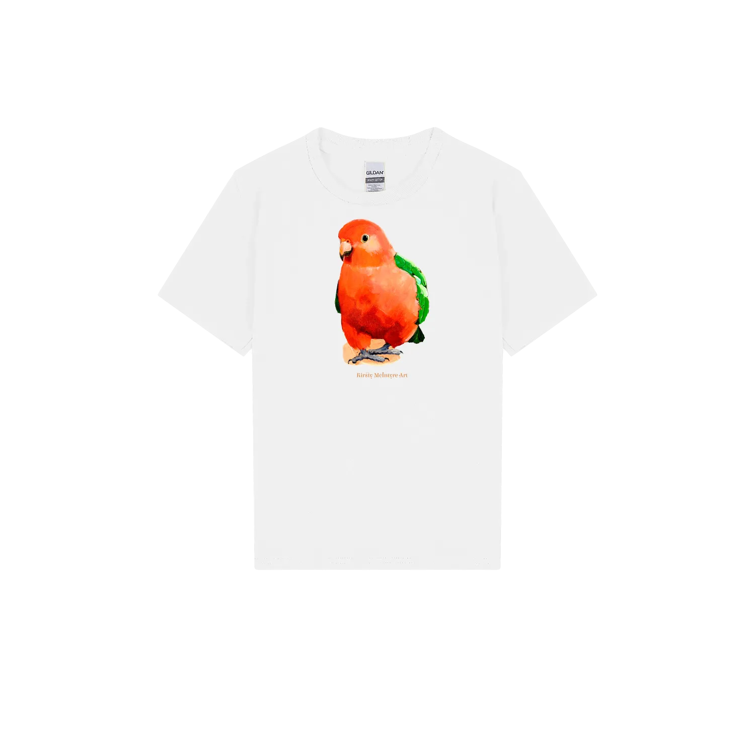 White front flat lay