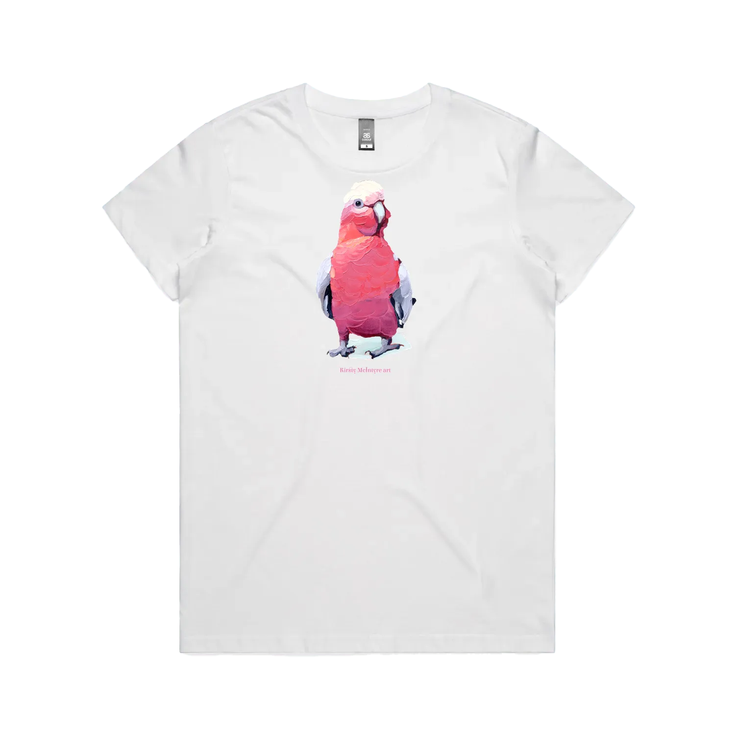 White front flat lay