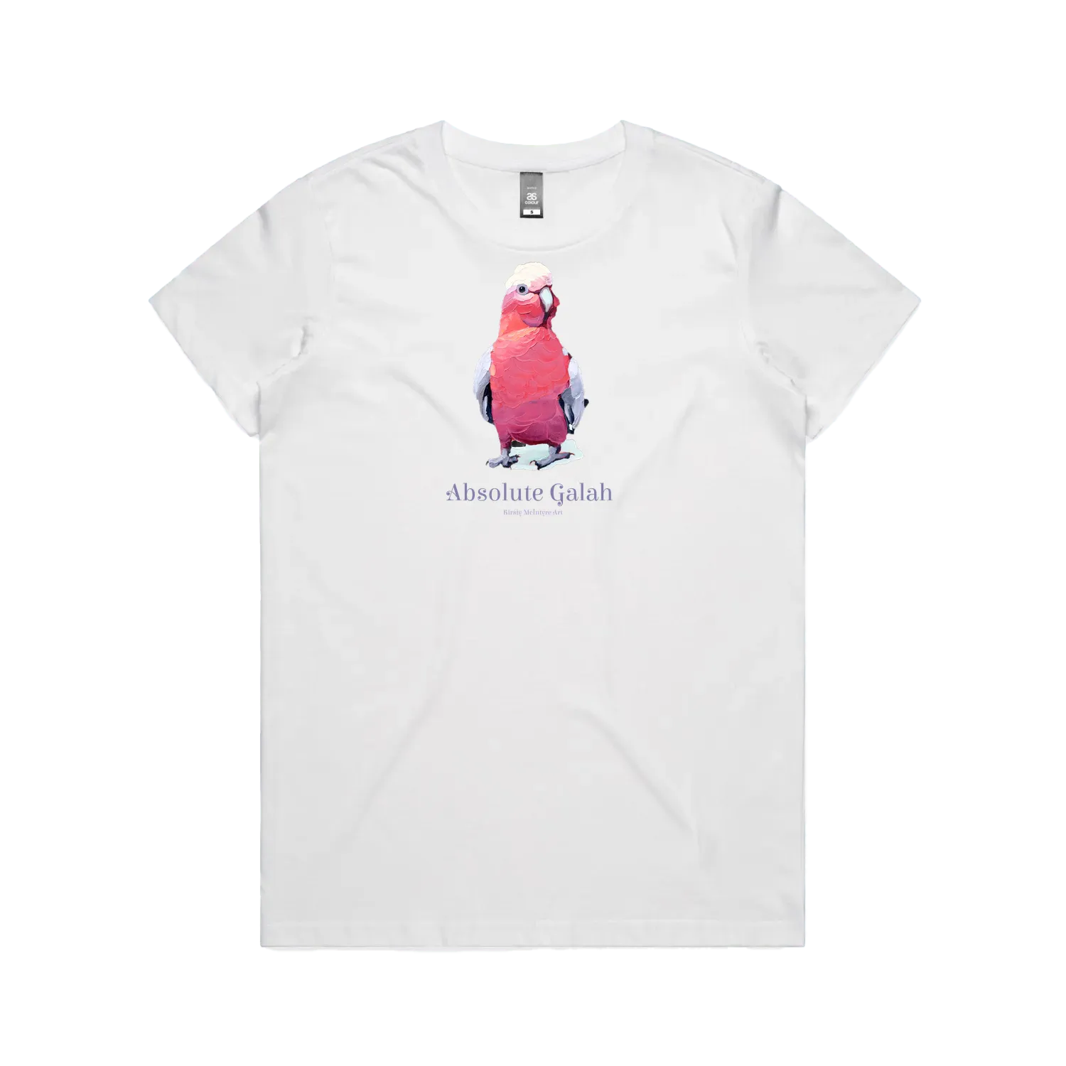White front flat lay