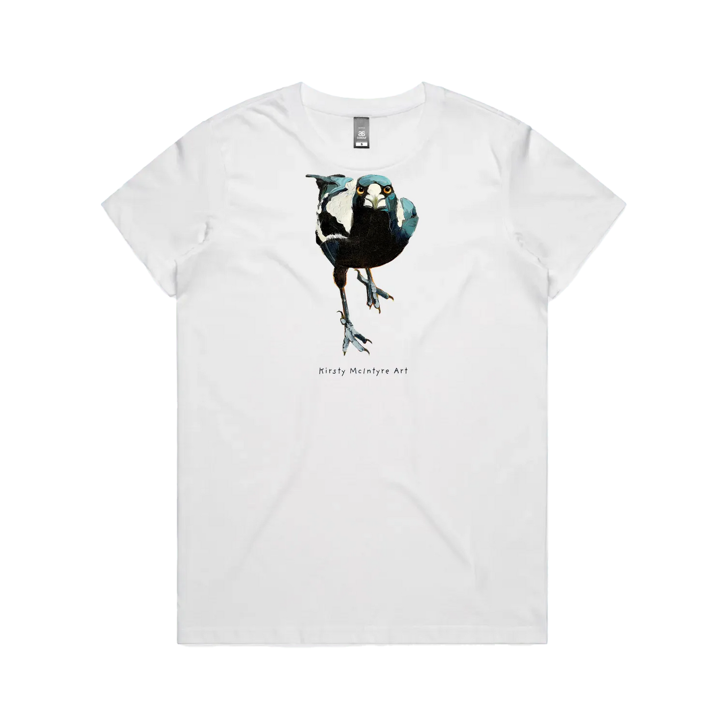White front flat lay