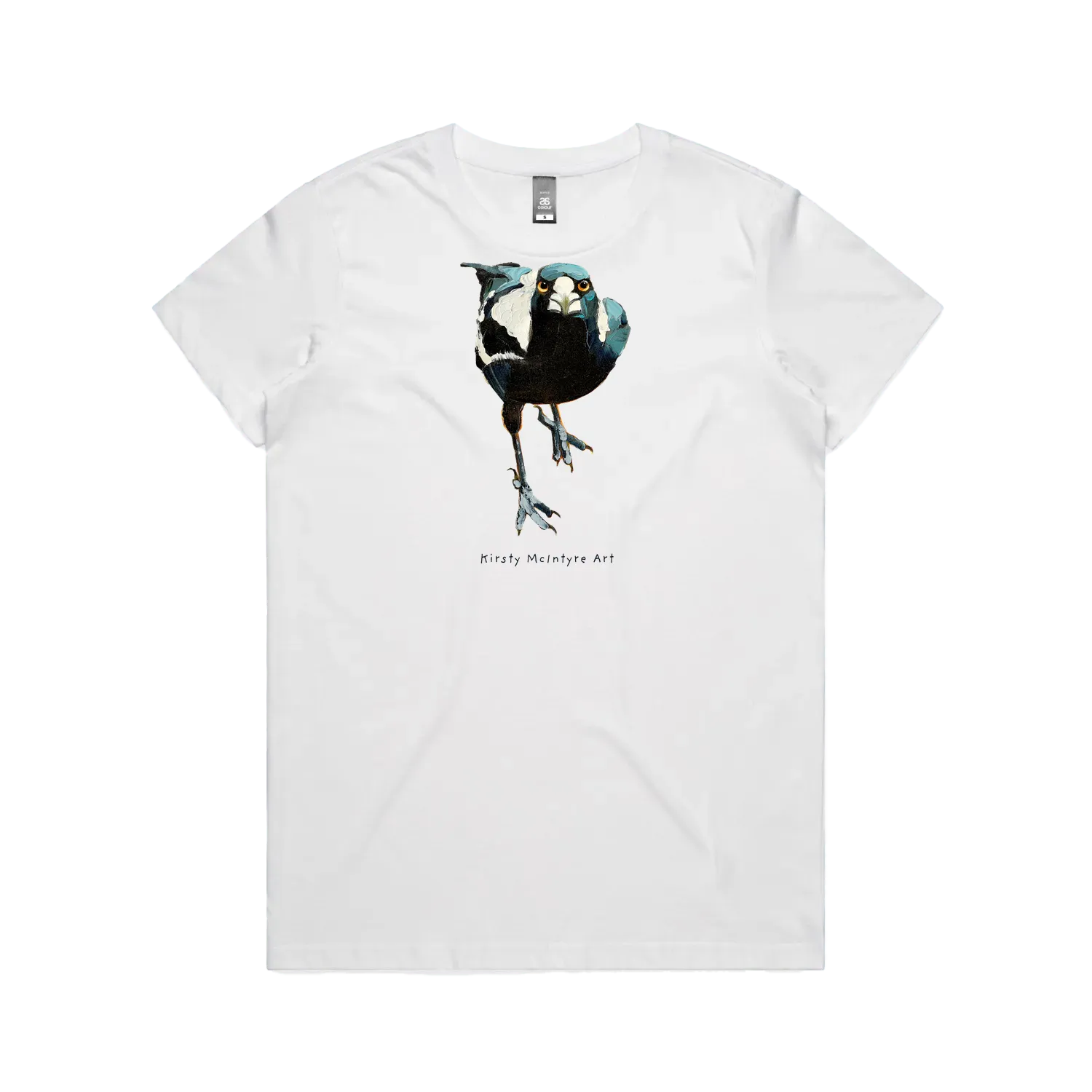 White front flat lay