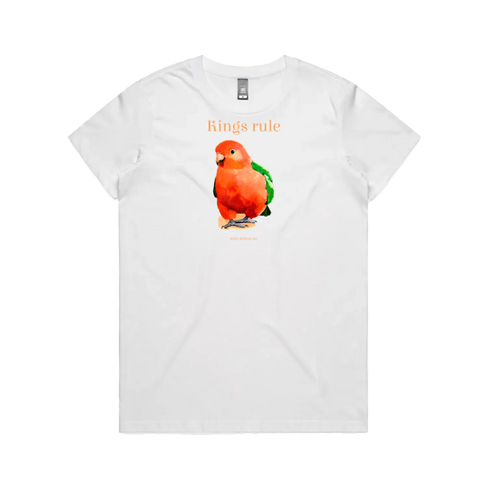 White front flat lay
