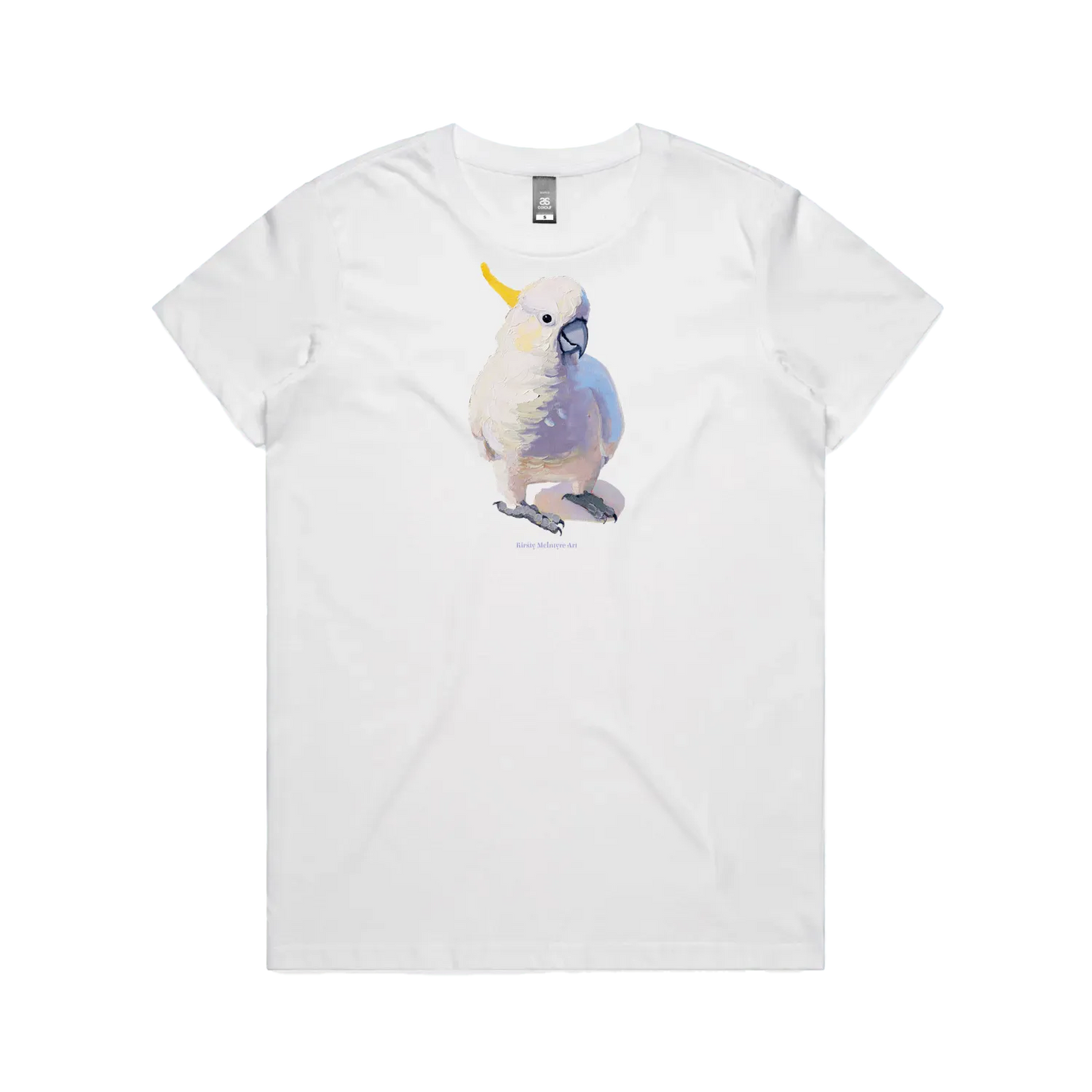 White front flat lay