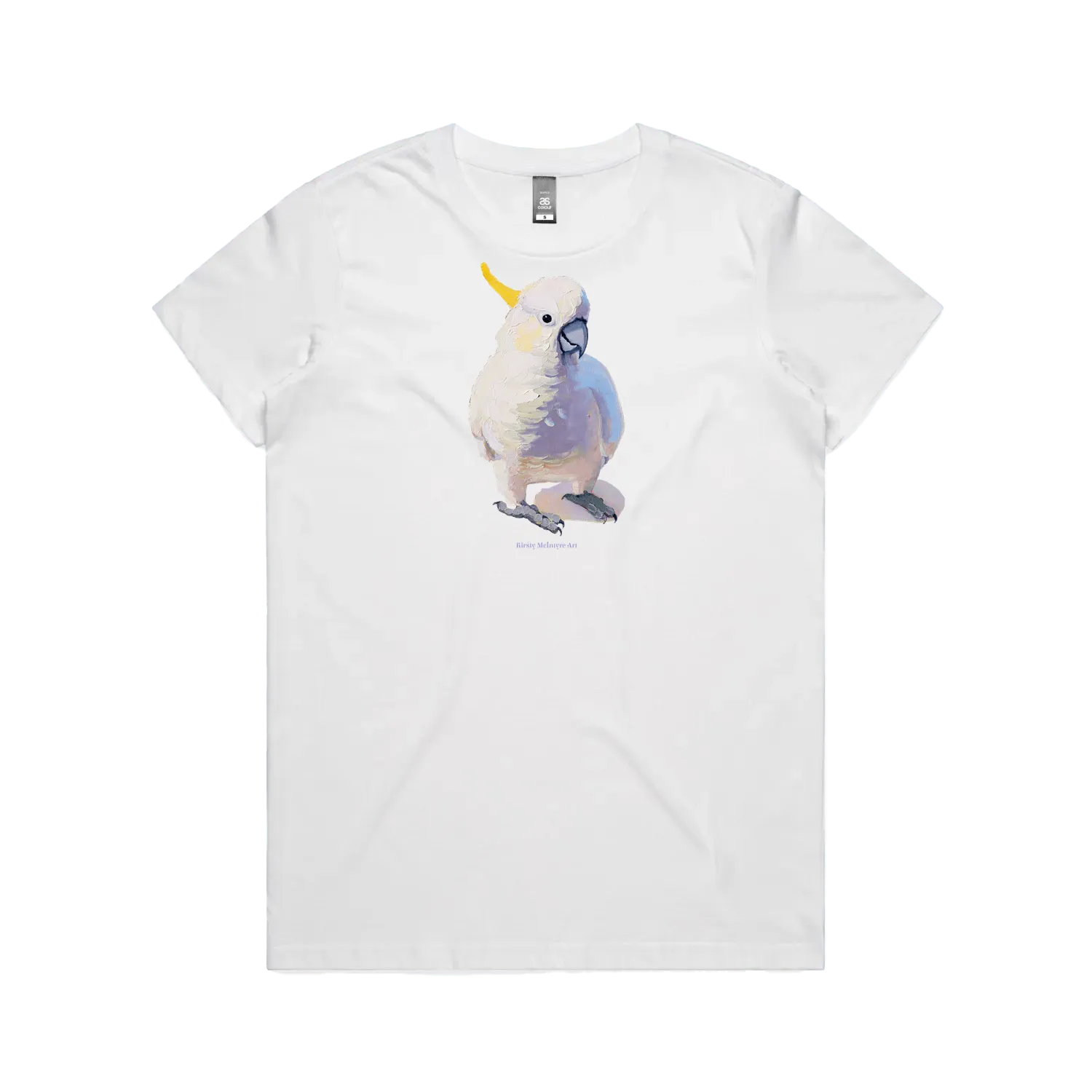 White front flat lay