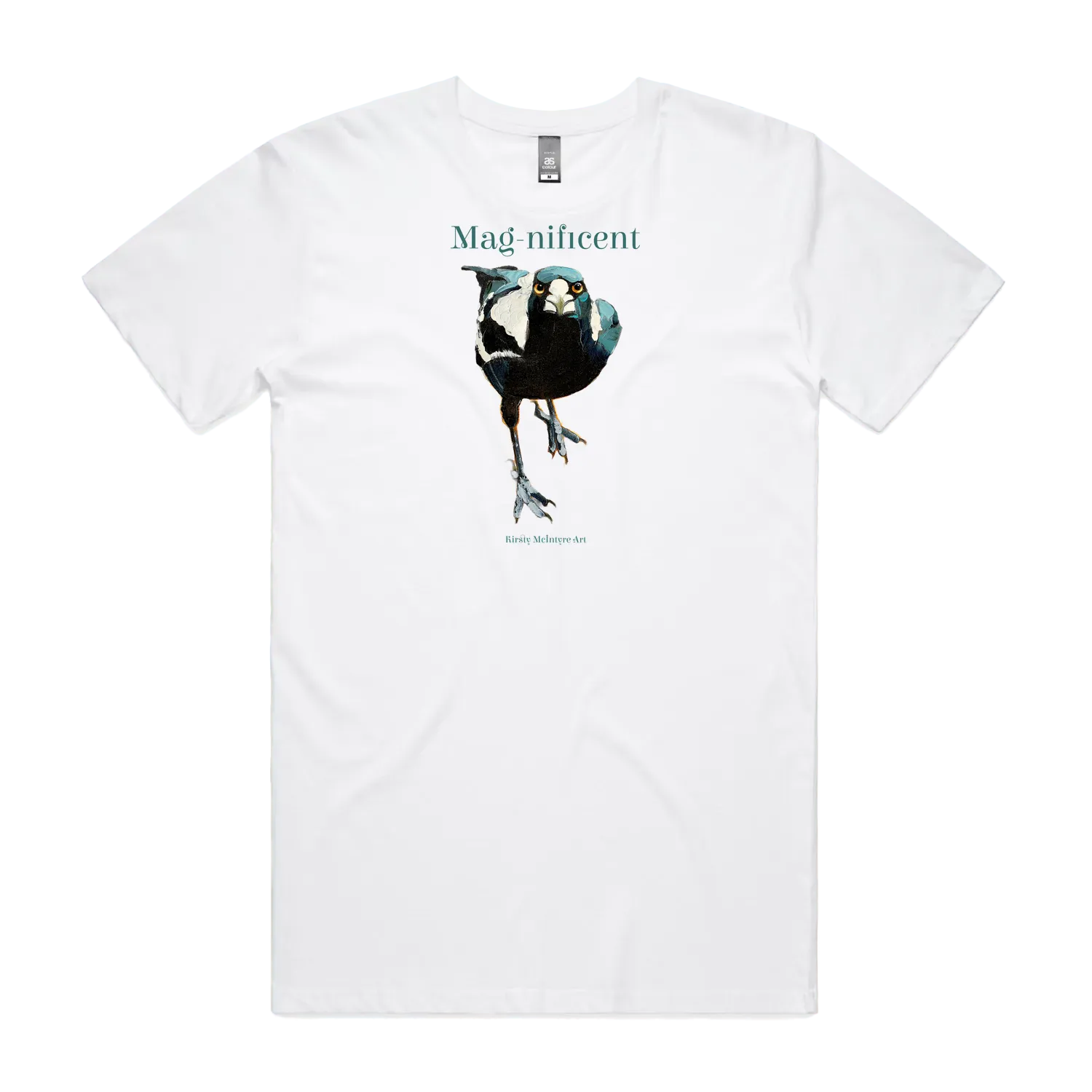 White front flat lay